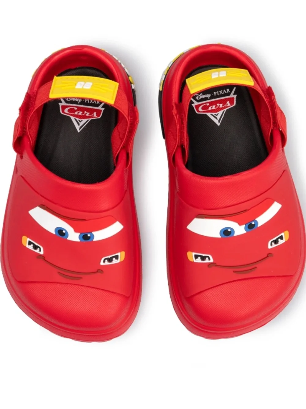 Disney Pixar Cars Red Toddler Comfort Clogs Size 7/8T NWT